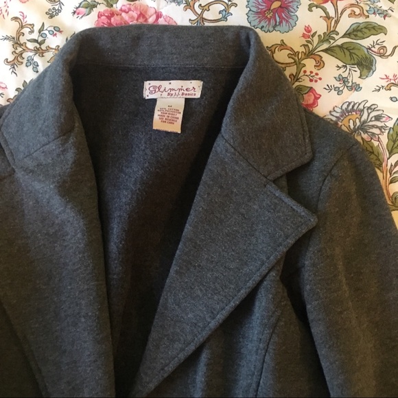 J.J. Basics Gray Blazer - Picture 2 of 2